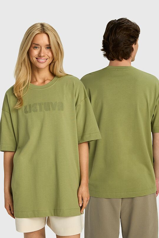 National collection oversized T-shirt 1 | GREEN | Audimas
