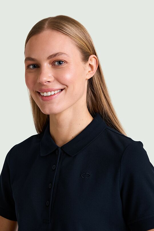 Pique polo shirt 3 | Dark blue | Audimas