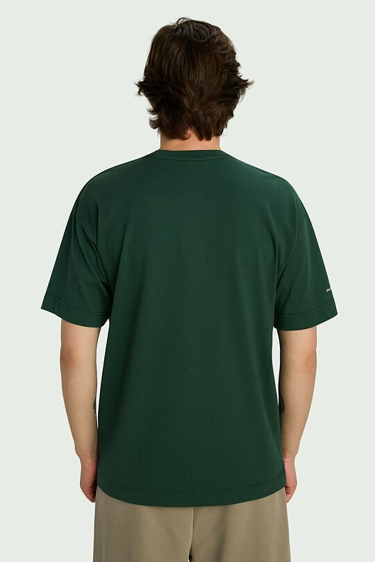 Short sleeves cotton T-shirt Lithuania 4 | GREEN | Audimas