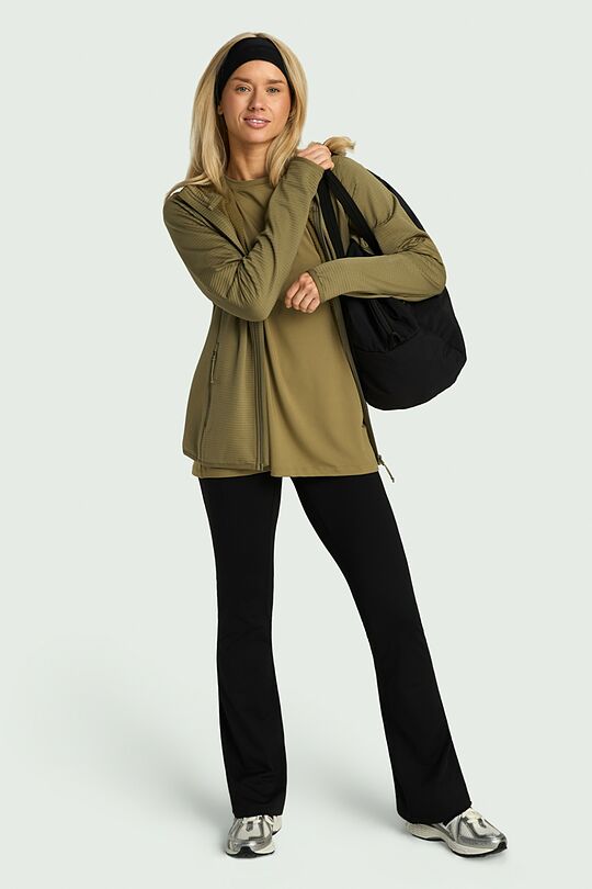 Outdoor grid fleece hoodie 7 | GREEN | Audimas