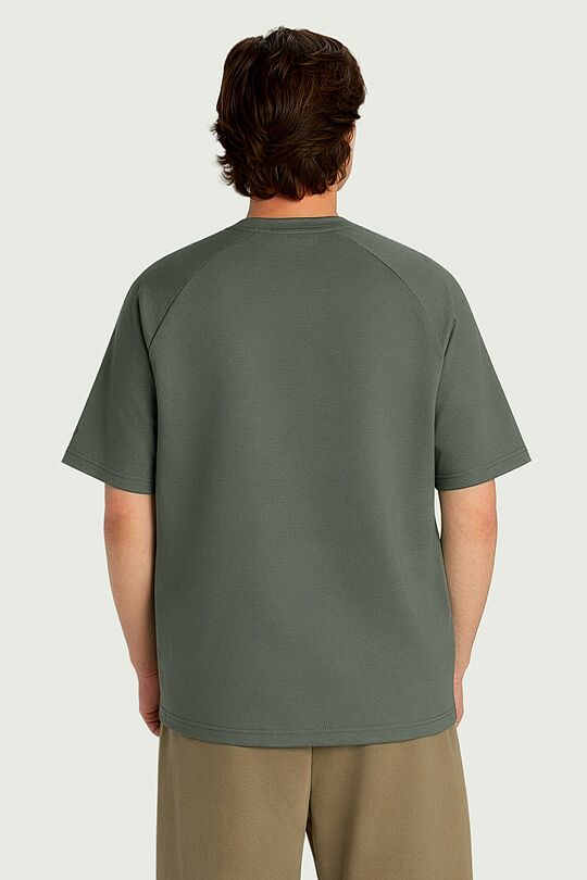 Oversized short sleeve T-shirt 4 | GREEN | Audimas