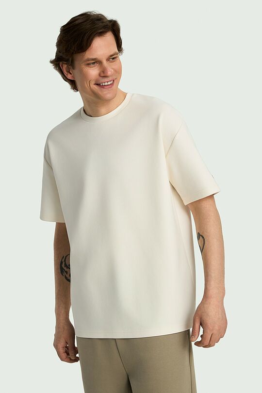 Oversized short sleeve T-shirt 3 | WHITE | Audimas