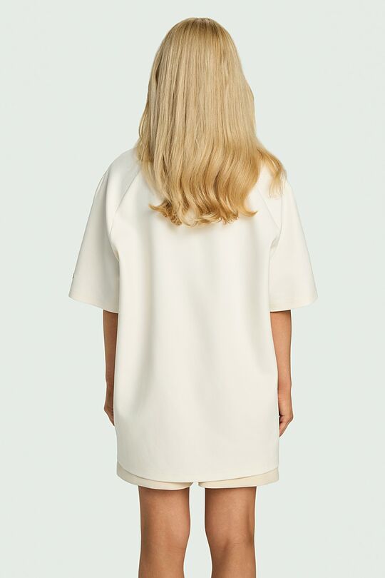 Oversized short sleeve T-shirt 6 | WHITE | Audimas