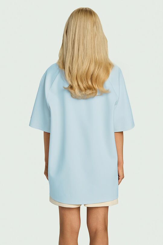 Oversized short sleeve T-shirt 5 | BLUE | Audimas