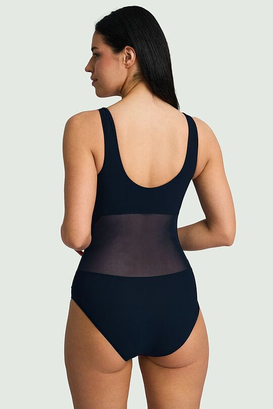 SENSITIVE fabric swimsuit 3 | Dark blue | Audimas