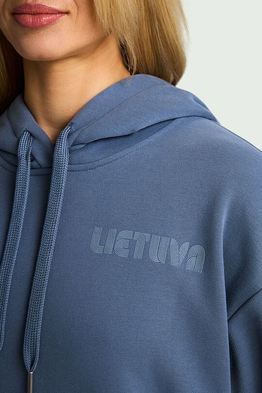 National collection cotton hoodie 4 | BLUE | Audimas