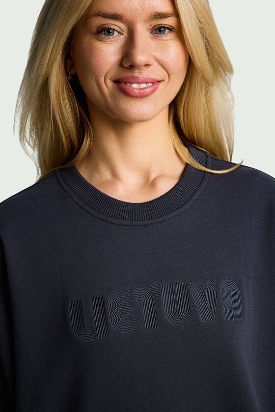 National collection cotton sweatshirt 3 | GREY | Audimas