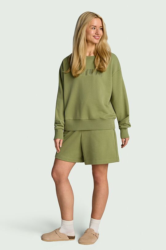 National collection cotton sweatshirt 5 | GREEN | Audimas