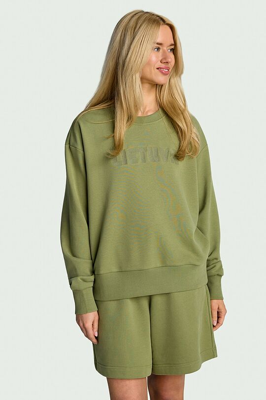 National collection cotton sweatshirt 1 | GREEN | Audimas