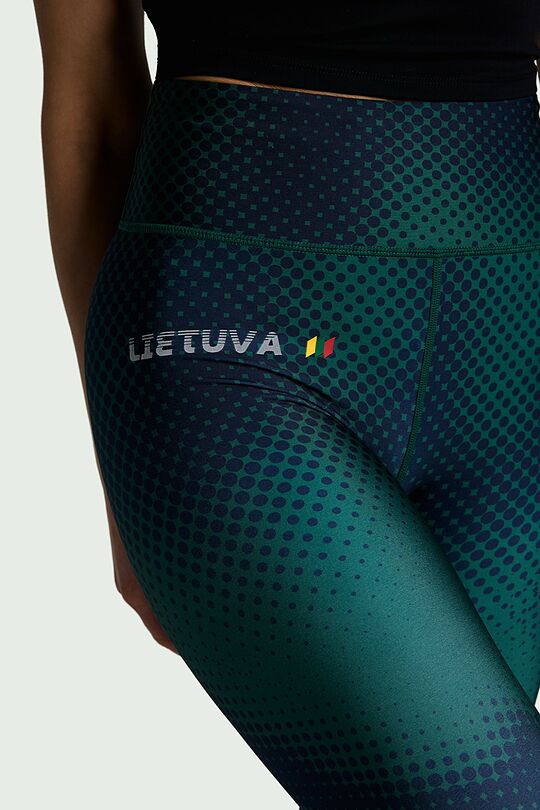 National collection printed leggings 6 | GREEN | Audimas