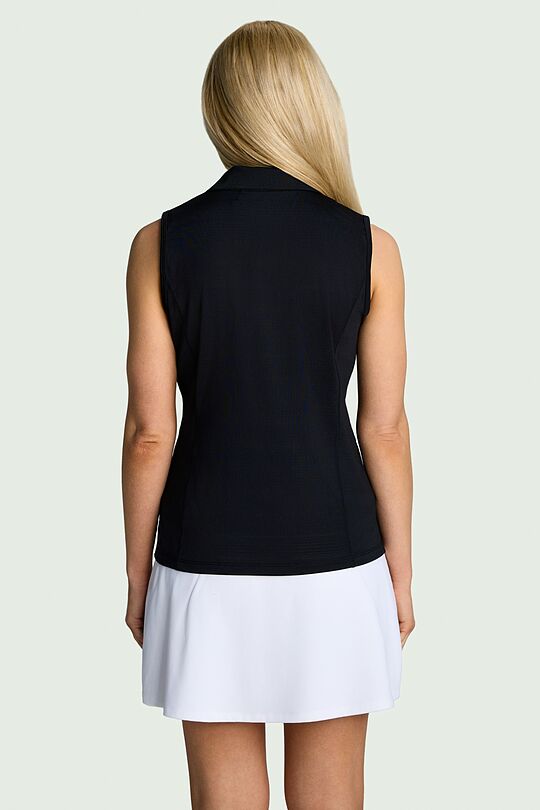 Active top with collar 2 | BLACK | Audimas