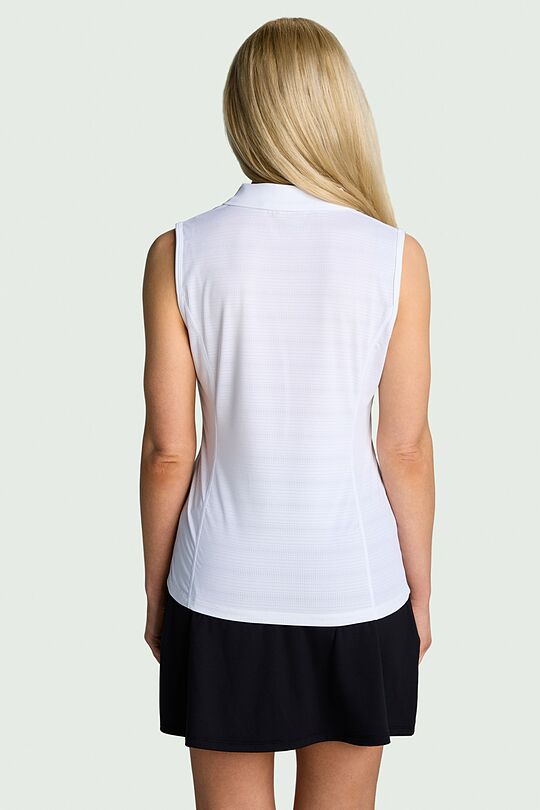 Active top with collar 3 | WHITE | Audimas