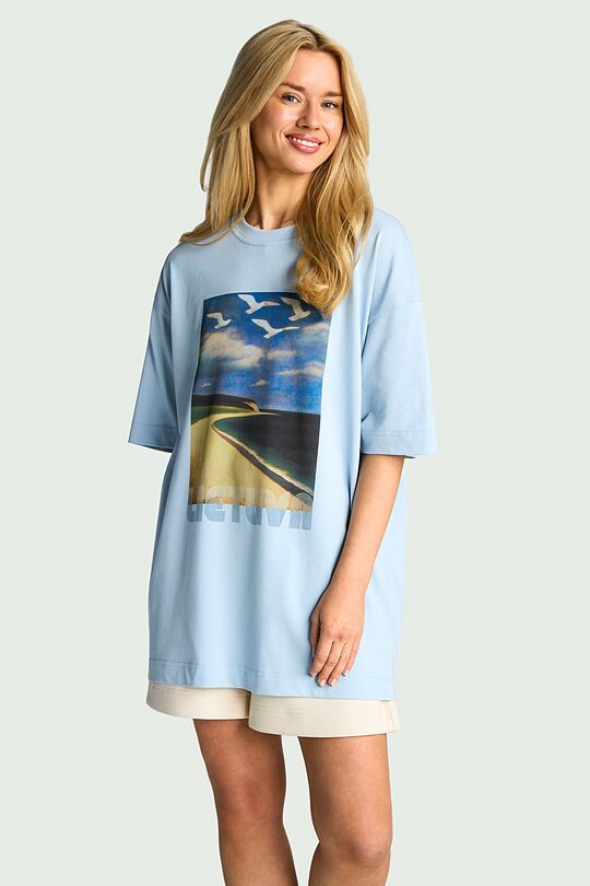 National collection oversized T-shirt 5 | BLUE | Audimas