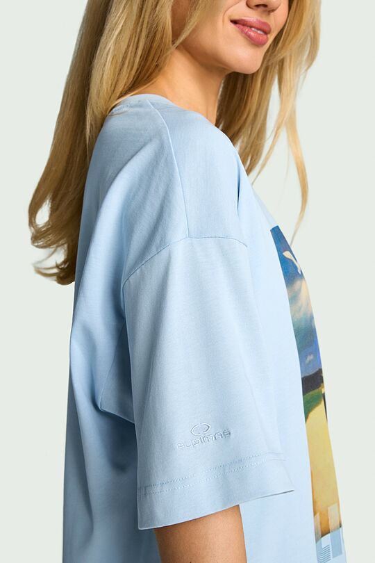 National collection oversized T-shirt 7 | BLUE | Audimas