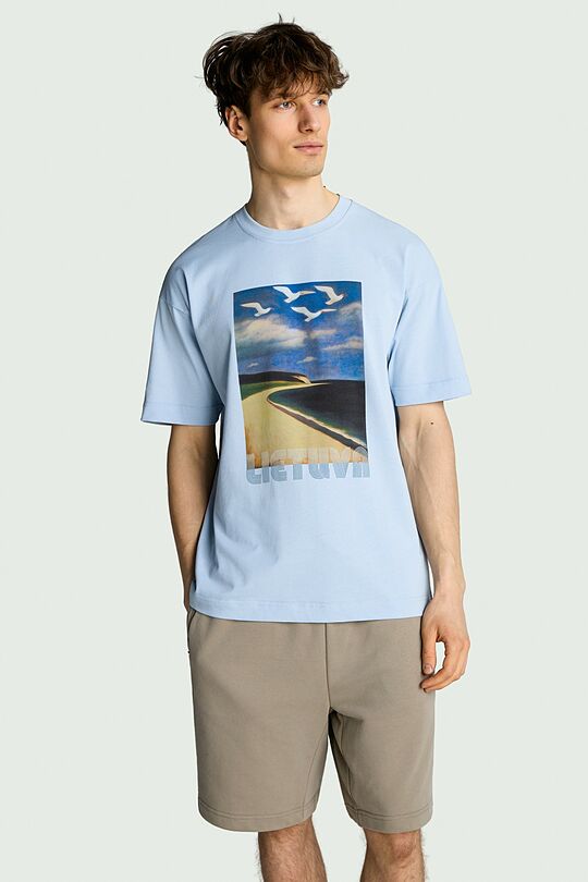 National collection oversized T-shirt 2 | BLUE | Audimas