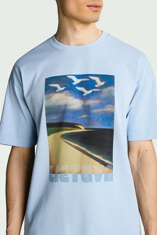 National collection oversized T-shirt 6 | BLUE | Audimas