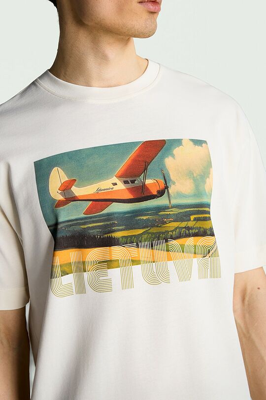 National collection oversized T-shirt 6 | Cream | Audimas