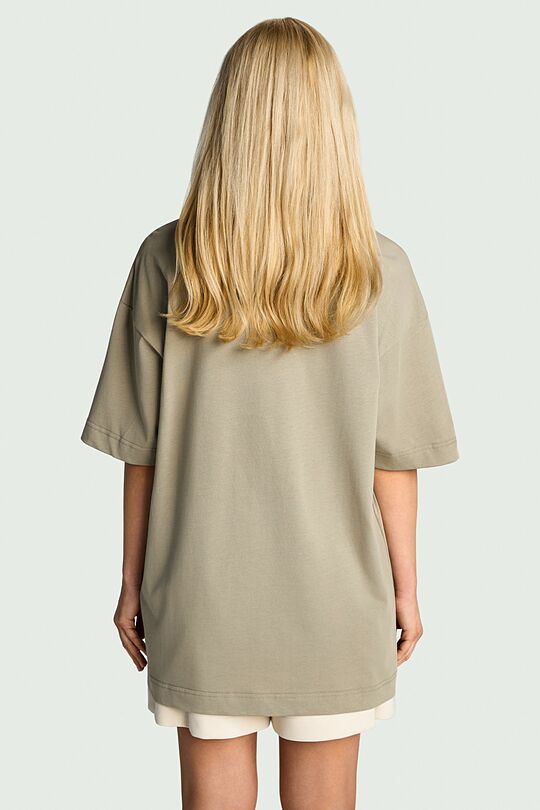 Short sleeves cotton T-shirt "Trees" 7 | GREEN | Audimas