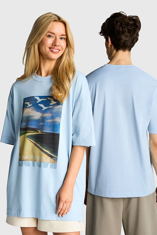 National collection oversized T-shirt 1 | BLUE | Audimas