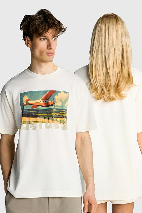 National collection oversized T-shirt 1 | Cream | Audimas