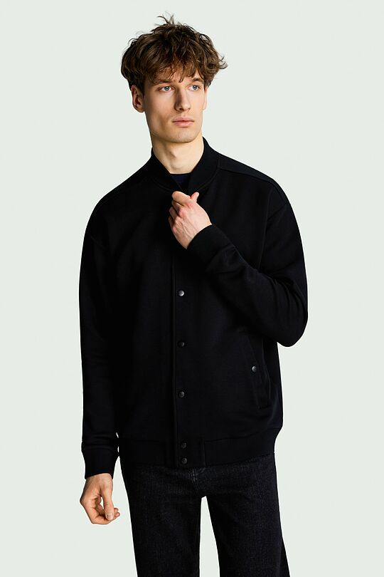Cotton bomber jacket 2 | BLACK | Audimas