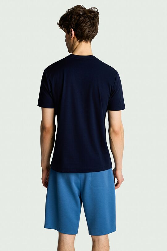 Cotton T-shirt 3 | Dark blue | Audimas