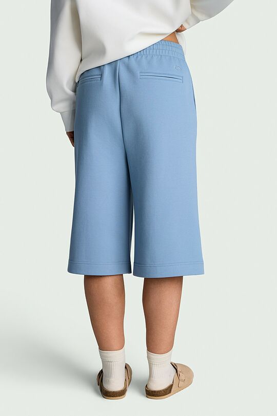 Cotton pique bermuda sweatshorts 2 | BLUE | Audimas