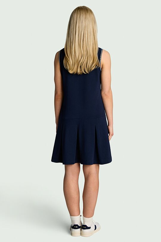 Pique dress 2 | Dark blue | Audimas