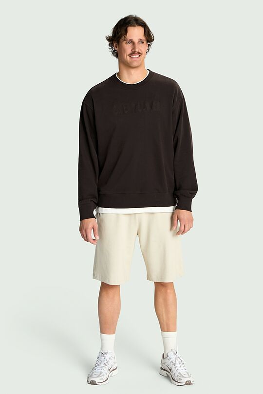 Soft cotton sweatshorts 1 | Cream | Audimas