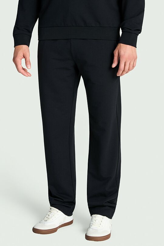 Straight fit sweatpants 2 | BLACK | Audimas