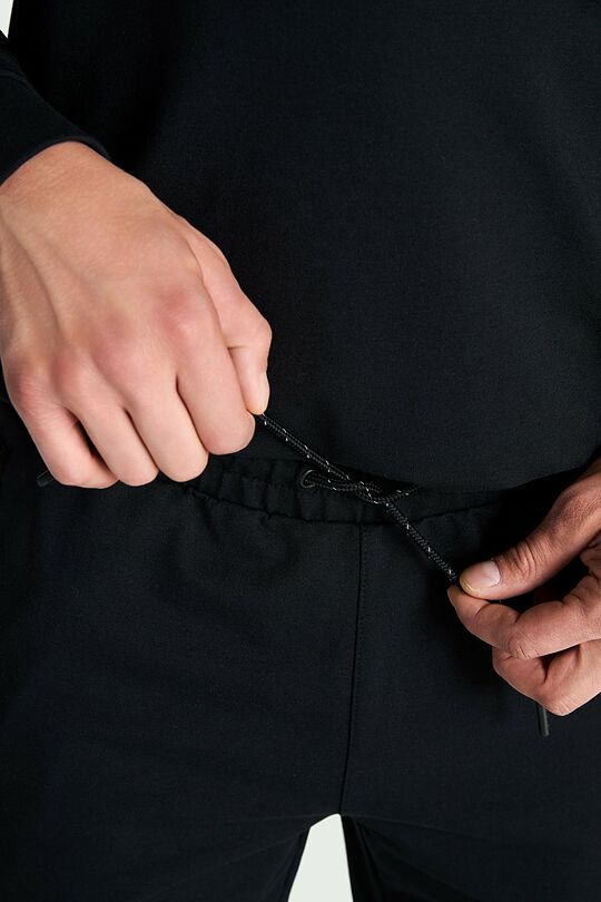 Straight fit sweatpants 4 | BLACK | Audimas