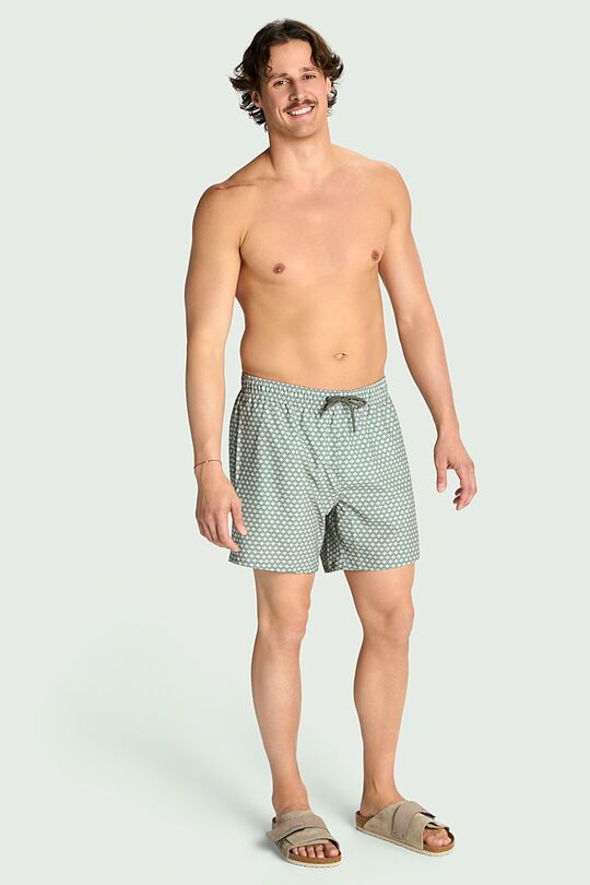 Printed swimming shorts 1 | GREEN | Audimas