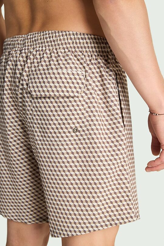 Printed swimming shorts 4 | BROWN | Audimas