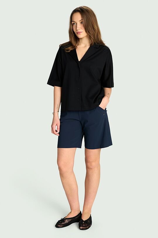 SENSITIVE fabric shorts 1 | Dark blue | Audimas