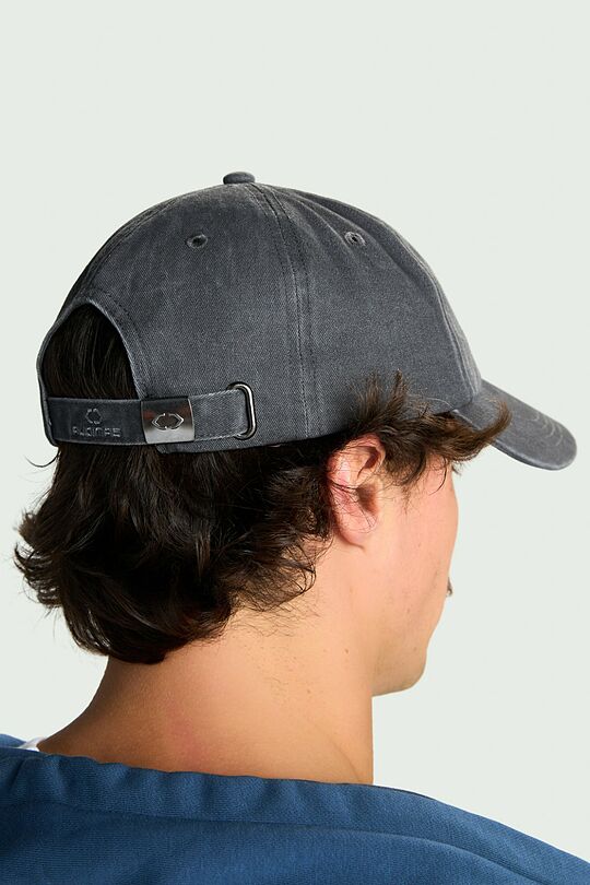 Retro washed cotton cap 3 | GREY | Audimas