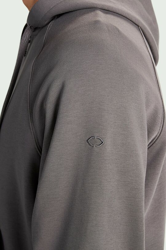 Full-zip cotton hoodie 3 | GREY | Audimas