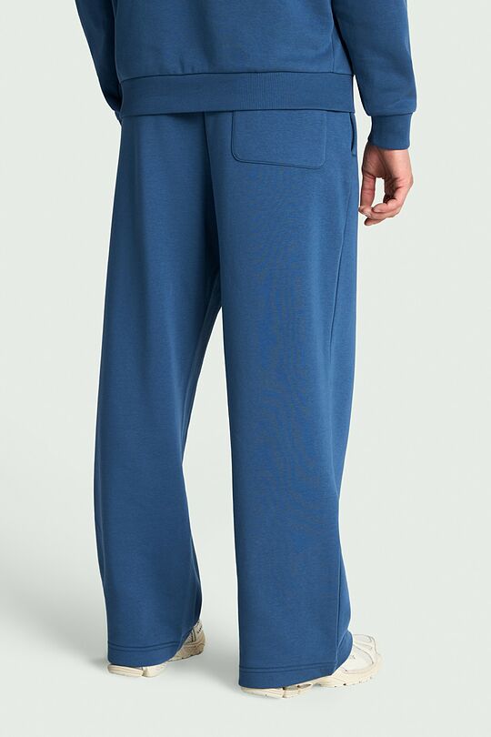 Wide cotton sweatpants 3 | Dark blue | Audimas