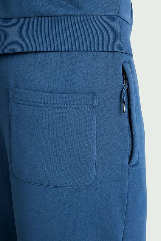 Wide cotton sweatpants 4 | Dark blue | Audimas