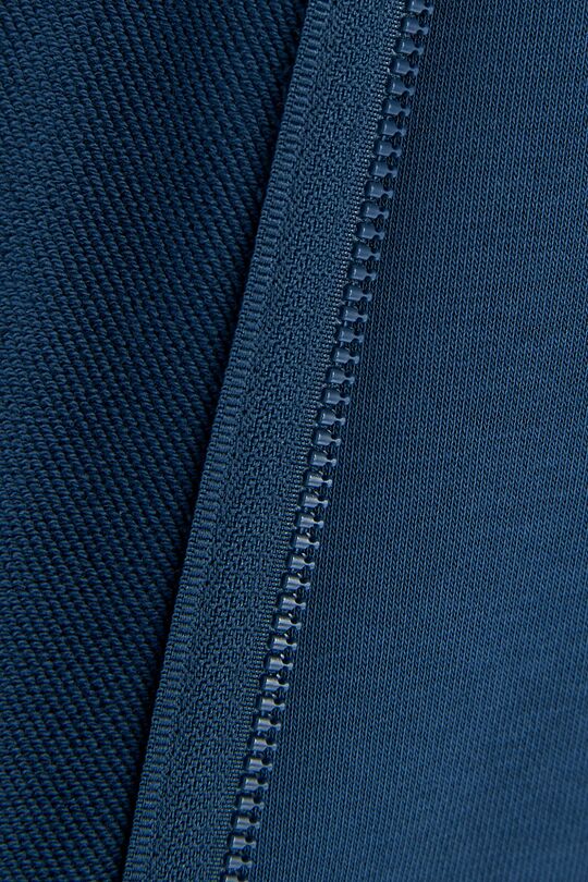 Full-zip cotton hoodie 4 | Dark blue | Audimas