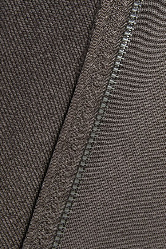 Full-zip cotton hoodie 4 | GREY | Audimas