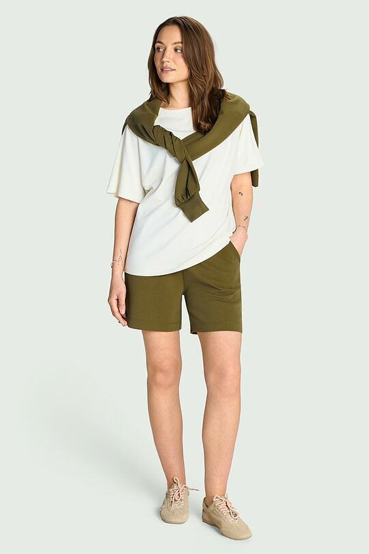 Loose fit T-shirt 4 | WHITE | Audimas