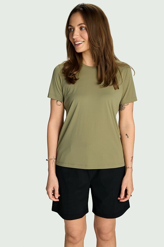Lightweight synthetic T-shirt 1 | GREEN | Audimas