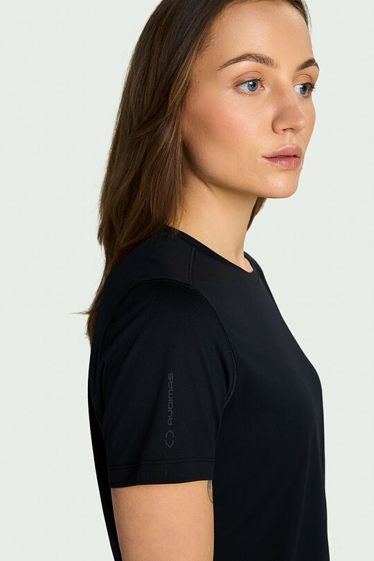Lightweight synthetic T-shirt 3 | BLACK | Audimas