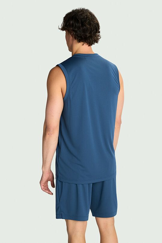 Synthetic jersey tank top 2 | Dark blue | Audimas
