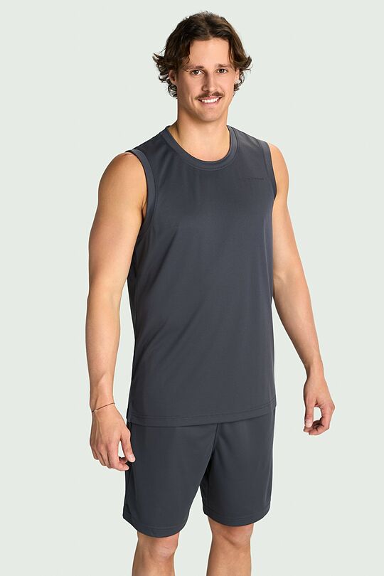 Synthetic jersey tank top 1 | GREY | Audimas