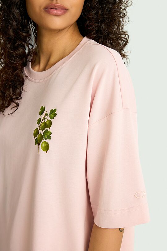 Short sleeves cotton T-shirt "Gooseberry" 5 | PINK | Audimas