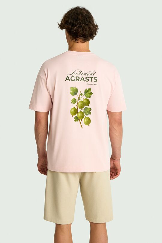 Short sleeves cotton T-shirt "Gooseberry" 7 | PINK | Audimas