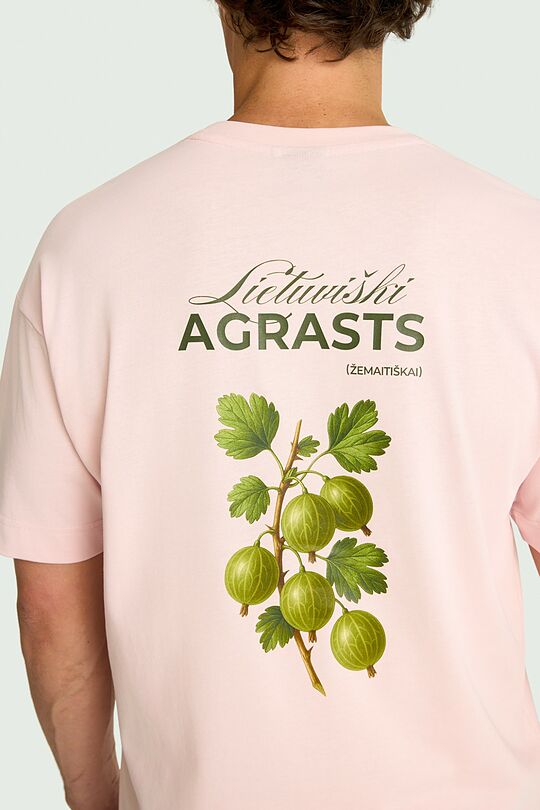 Short sleeves cotton T-shirt "Gooseberry" 5 | PINK | Audimas