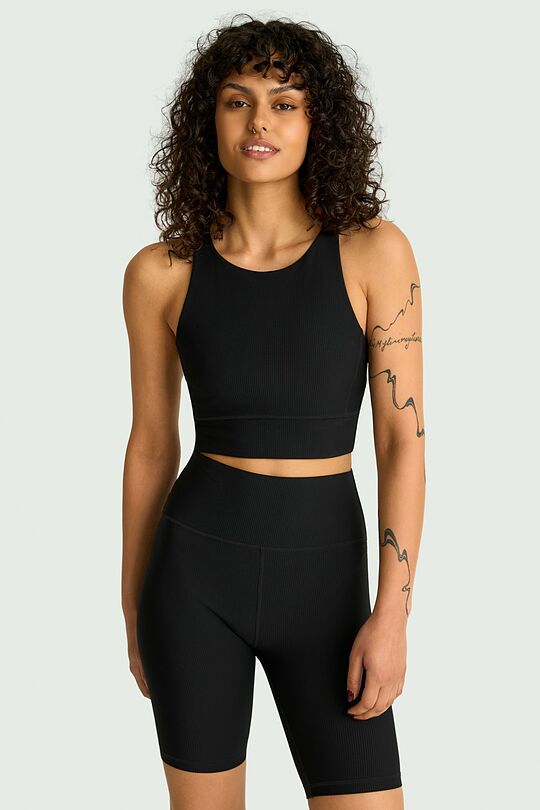 Elongated sports bras 2 | BLACK | Audimas