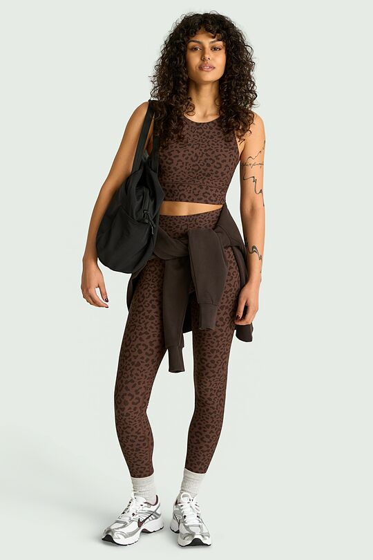 Elongated sports bras 1 | BROWN | Audimas